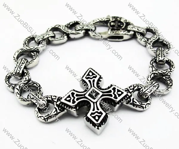 Stainless Steel Cross Bracelet - JB200068