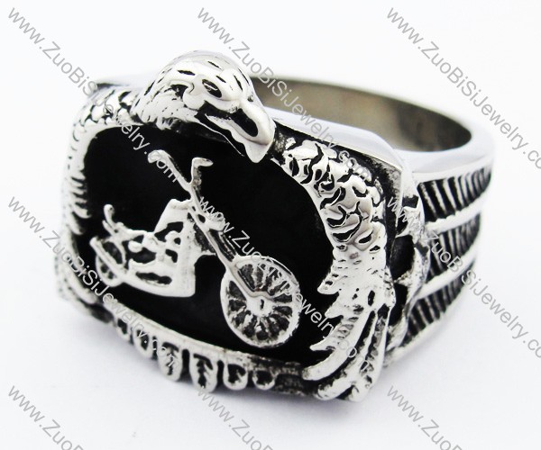 stainless steel biker rings
