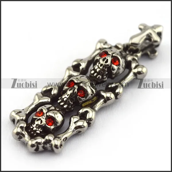 Stainless Steel Skull Pendant -p000745