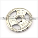 Shiny Silver Stainless Steel Steering Wheel p004882