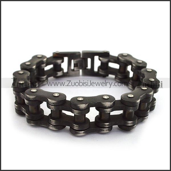 18MM Wide Vintage Bike Chain Bracelet b005239