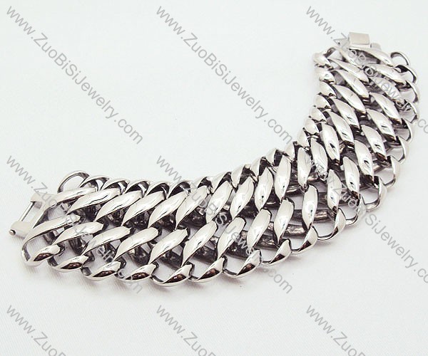 8 Links Shaped Stainless Steel Bracelet - JB200016