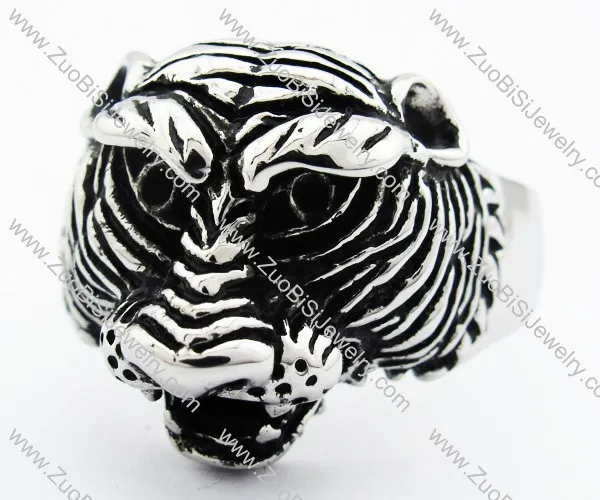 Stainless Steel Tiger Ring -JR010197
