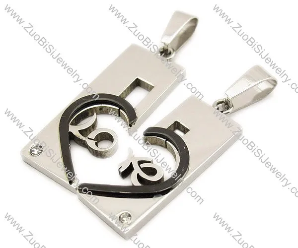 Stainless Steel Lovers Pendant -JP140005
