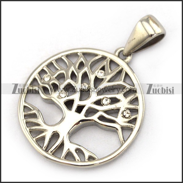 Hollow Casting Life Tree Pendant p004427