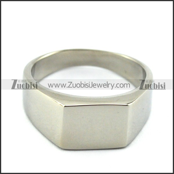 blank signet ring for lasering your wanted logos r004693