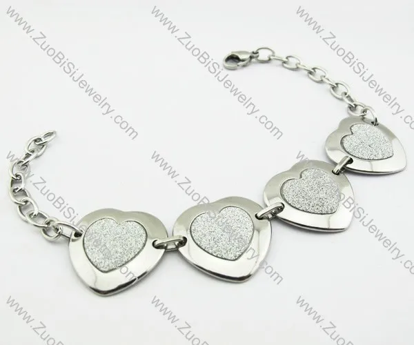 Stainless Steel Heart Bracelet -JB140035