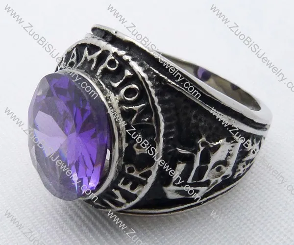 Stainless Steel Fantasy Championship Rings-JR010046