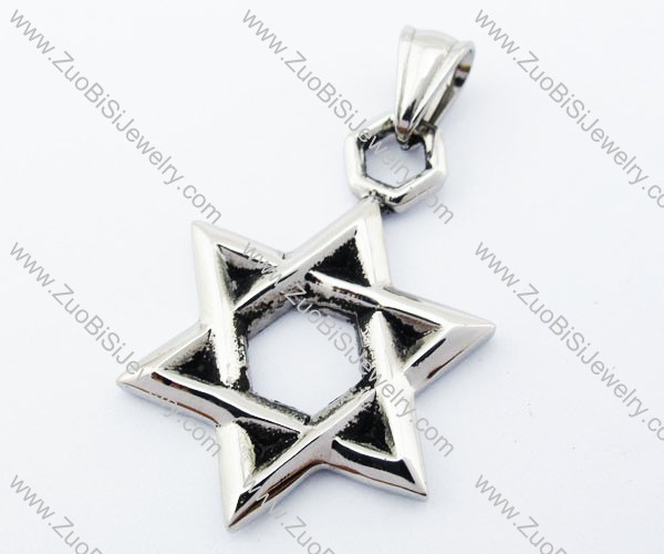 Litte Hexagram Stainless Steel Pendant - JP170180