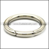 stainless steel plain donut clasp in 30mm outside diameter a000595