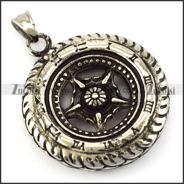 Big Motorcycle Wheel Pendant p005838