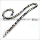 10mm Wide Vintage Large Snake Chain Necklace in Antique Finish n001483
