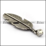 Vintage Feather Charm p004401