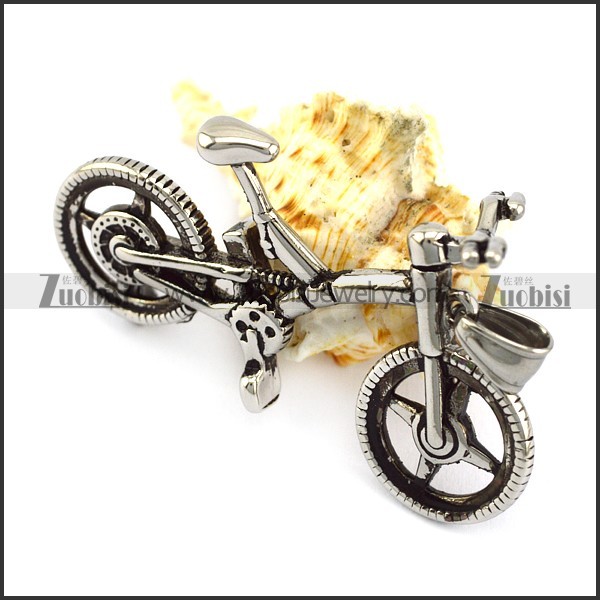 Stainless Steel Bicycle Pendant p006030