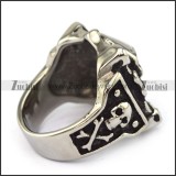 skull ring for men with retro style from china biggest fashion jewelry supplier -r001085
