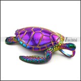 Big Colorful Turtel Pendant p004890