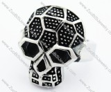 Stainless Steel Skull Ring - JR370055