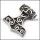 Antique Stainless Steel Thor Hammer Pendant p004898