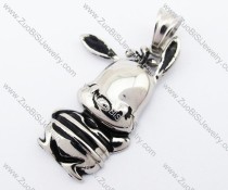 Stainless Steel Rogue Pig Pendant - JP420018