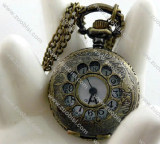 Small Vintage Round Pocket Watch Chain - PW000063