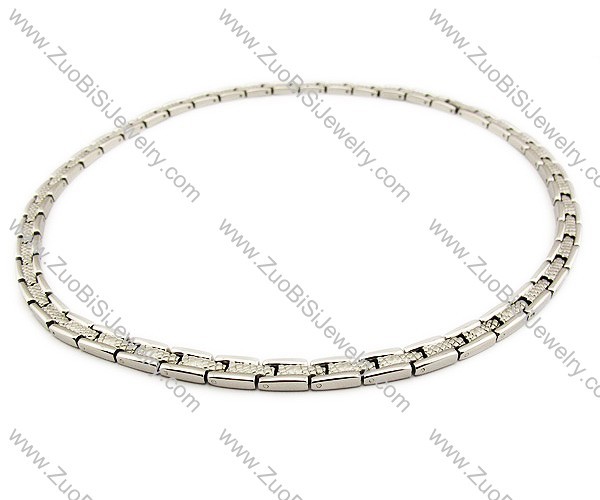 Stainless Steel Magnetic Necklace - JN250005