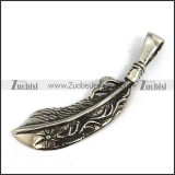 42MM Long Feather Charm p003543