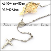 Rosary Necklace Christian Pendant n001255