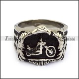 Stainless Steel Motorcycle Ring for Bikers -JR010200