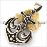 Stainless Steel Anch Pendant p003316