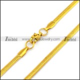 Gold Plated Stainless Steel Snake Chain n001196
