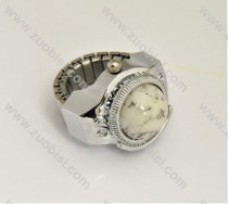 Silver Ring Watch with Ivory Stone - PW000011-2