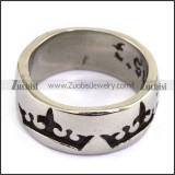 Crown Band Ring r003657