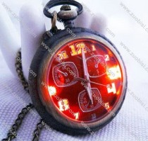 Vintage Lighting Pocket Watch with Color Face - PW000012