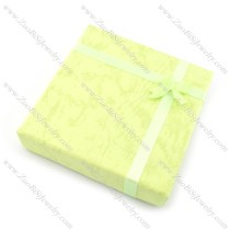 light green paper jewelry boxes with bowknot pa0001