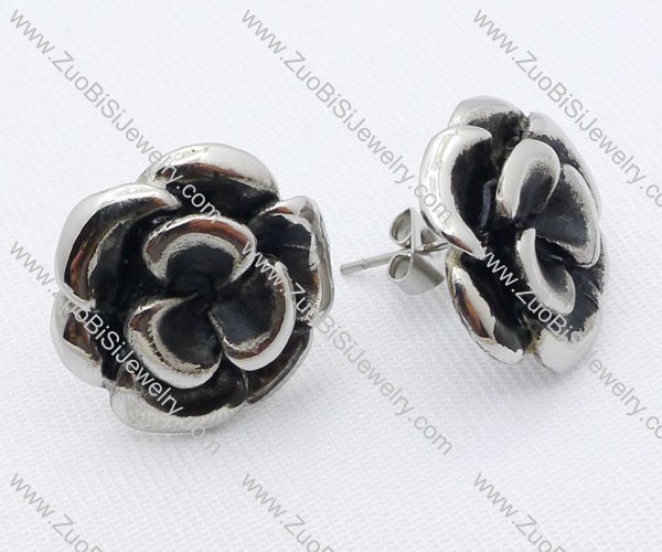 Monthly Rose Stainless Steel earring - JE050028