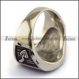 Vintage Silver Masonic Ring r003620