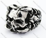 Stainless Steel Skull Ring - JR370006