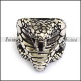 stainless steel biker rings with snake shaped -JR350266