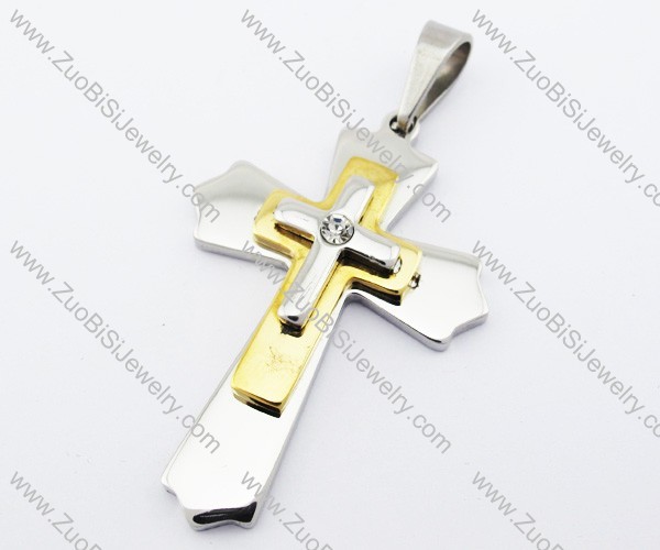 Stainless Steel Cross pendant - JP380011