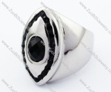 Stainless Steel Stone Ring -JR080021