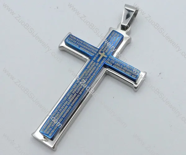 Stainless Steel Cross Pendant -JP050523