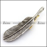 Casting Feather With Gold Plated Claw p003781