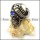 Blue Eye Scorpion Steel Skull Ring r004322