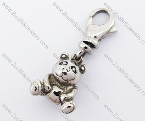 Stainless Steel Bear Pendant - JP420013