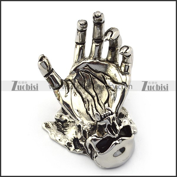 Stainless Steel Skull Finger Set for Ring a000380