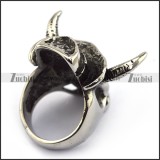 Cowboy Skull Ring with a Cool Cap r003707
