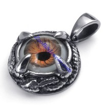 Wicked Eye Stainless Steel Pendant with Dragon Claw -JP450004