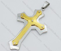 Stainless Steel Cross Pendant -JP050637