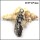 Retro Feather Charm w Crystal Rhinestone p003475