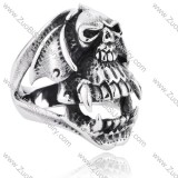 Stainless Steel Skull Ring - JR350145